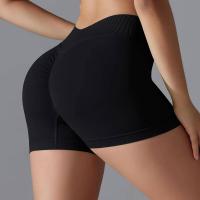 Pantalones cortos de yoga sin costuras para mujer, pantalones cortos deportivos que levantan los glúteos, transpirables, de secado rápido - details 3