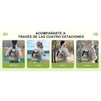 ALLSOPETS Mochila para Gatos Diseño Innovador con Burbuja Plegable & Portátil
