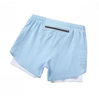 Pantalones cortos para correr para mujer, 2 en 1, 3 pulgadas, para gimnasio, paquete de 3 - details 3