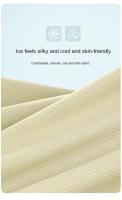 Ropa Interior de Seda de Hielo para Hombres Antibacteriano Graphene, Transpirable Sin Costuras, Tallas Grandes L-3XL, Cómodo y Moderno - details 4
