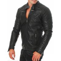 Chaqueta de Cuero para Ciclismo para Hombres A Prueba de Viento y Lluvia, Estilo Casual Hip-Hop - details 8