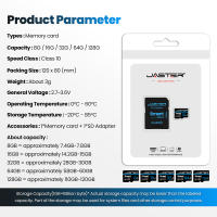Tarjeta Micro TF/SD Original de 4GB, 8GB, 16GB, 32GB, 64GB, 128GB, tarjeta SD Flash Clase 10, tarjeta de memoria de 256GB, tarjeta de memoria de 512GB para disco de cámara - details 8