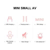 Leten Mini Vibrador Carga USB 10 Modos de Vibración Fuerte Masajeador para Clítoris y G-Spot - details 1