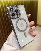 Funda Transparente de Diamante para iPhone Carga Inalámbrica Magnética Accesorios de Electrónica - details 19