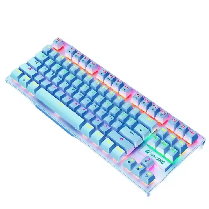 2025 nuevo K2 punk teclado mecánico 87 teclas gaming competitivo oficina portátil gaming teclado - 1