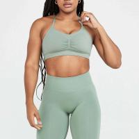Conjunto de Gimnasio para Mujer de 2 Piezas Sujetador Deportivo sin Costuras - details 4