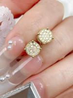 Pendientes elegantes y brillantes para mujer, pendientes minimalistas para mujer para fiesta, decoración diaria, joyería moderna y exquisita para regalo de cumpleaños - details 1