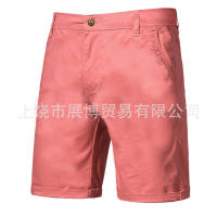 Verano nuevos hombres casuales recta cinco pantalones cortos de trabajo masculino - details 5