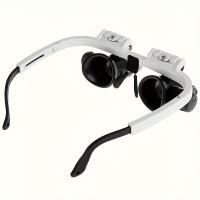 Lupa de Cabeza Ajustable con Luz LED Gafas de Lectura Sin Manos 8X 15X 23X Papelería y Artesanía - details 7