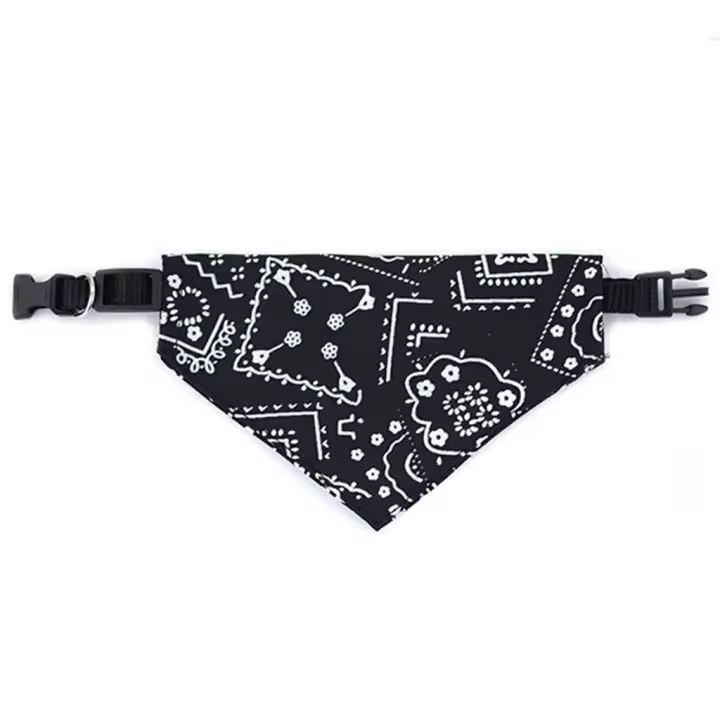 Pañuelos grandes para mascotas, bufanda de algodón lavable a cuadros, pajaritas, Collar, pañuelo para perros y gatos, accesorios para perros grandes, pañuelo - 1