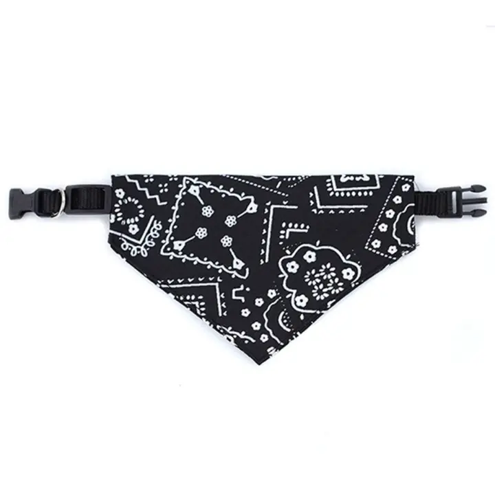 Pañuelos grandes para mascotas, bufanda de algodón lavable a cuadros, pajaritas, Collar, pañuelo para perros y gatos, accesorios para perros grandes, pañuelo - 1