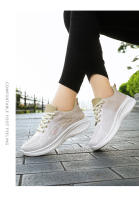 Zapatos de running mujeres 2024 casual suela suave zapatillas transpirables zapatos individuales fly weave mesh top zapatos venta al por mayo - details 5