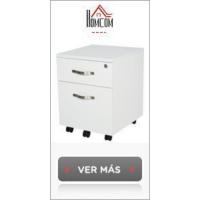 Cajonera de Oficina con Ruedas Armario Archivador de 3 Cajones para Escritorio Estudio - details 17