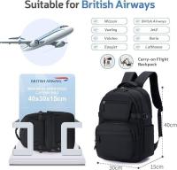 Mochila de avión de cabina de British Airways de 40x30x15, mochila impermeable Vie, mochilas escolares, mochila portátil de mano para viaje de 14 pulgadas - details 3