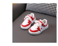 Nuevo cuero versátil pequeño blanco zapatos de las niñas de la junta zapatos antideslizantes de suela suave zapatos casuales - details 12