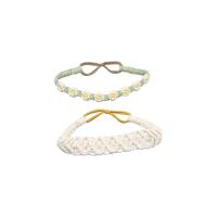 Diadema de margarita con cuerda trenzada, banda elástica para el cabello, estilo étnico, banda para el cabello de macramé, pañuelo para el cabello de mujer, bandana de ganchillo, diadema bohemia - details 3