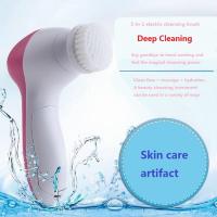 Cepillo eléctrico 5 en 1 para limpieza Facial profunda, Kit de cuidado de la piel para Spa, limpiador de poros y cuerpo, herramienta masajeadora de belleza - details 24