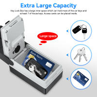 Wsdcam-caja de seguridad para llaves montada en la pared, gran capacidad, combinación de 4 dígitos, para exteriores, con luz LED - details 8