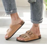 Sandalias clásicas de corcho con dos hebillas para hombre, zuecos de verano, 2024 - details 0