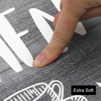 Alfombra de cocina antifatiga Alfombra de cocina antideslizante impermeable Cómodo antideslizante Colorido Resistente a la suciedad Alfombra para pies 40*60+40*120cm Gris - details 1
