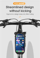 WEST BIKING-bolsa impermeable para bicicleta, funda para teléfono con pantalla táctil, gran capacidad, para manillar delantero, accesorios para ciclismo de montaña y carretera - details 5