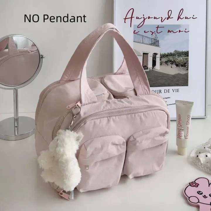 Neceser de viaje elegante con múltiples bolsas, bolsa de maquillaje multifunción de nailon, bolso de mano, bolsa de viaje impermeable para compras - 1