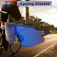 Deportes Ciclismo Gafas de sol para motocicleta, protección UV, Gafas coloridas a prueba de viento, Gafas para caminar y correr - details 5