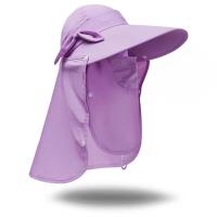 Gorra de sol con visera de ala ancha, sombrero de protección solar UPF + 50, máscara facial desmontable, cuello, solapa, para senderismo, ciclismo al aire libre, Playa - details 0