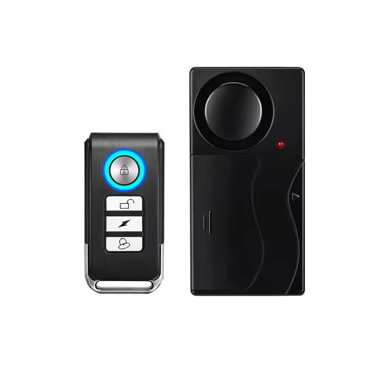 Alarma de Vibración Inalámbrica Sectyme para Puertas y Ventanas con Motor Remoto para Motocicletas y Bicicletas Sensor de Seguridad para Hogar y Mejoras - 1