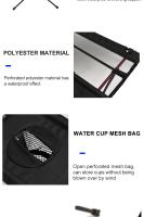 Widesea-mesa plegable para acampada, mueble plegable para viajes, turismo, pesca al aire libre - details 3