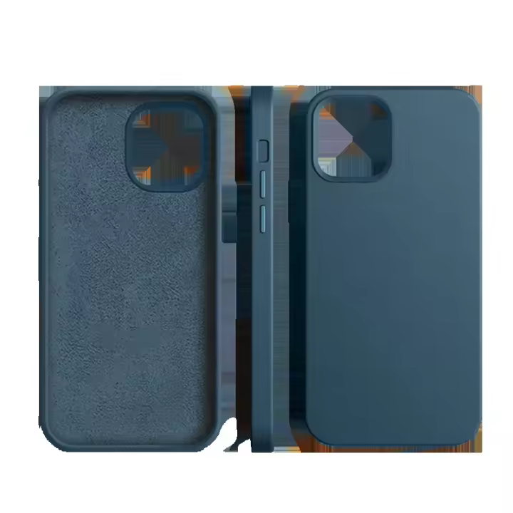 Fundas de teléfono de silicona líquida de lujo para iPhone 15 11 13 12 14 Pro Max Mini funda para iPhone 15 Plus XR X XS cubierta trasera a prueba de golpes - 1