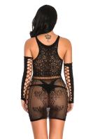 Vestido de lencería Sexy para mujer, body transparente, conjunto de medias, falda, lencería, disfraces sexuales, 2024 - details 5