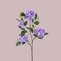 Flor Lila Artificial de tacto Real, rama de flor Lila de seda elegante de lujo, flor falsa hecha a mano, decoración de jardín al aire libre - details 11