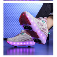 Nueva Mafia Zapatos Niñas 2024 Puede Caminar Y Deslizarse USB De Carga De Los Niños De Verano Zapatos Con Ruedas - details 16