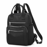 Mochila de viaje informal para mujer, bolso de hombro Oxford impermeable, bolso de mano de gran capacidad, monedero negro, paquete escolar - details 2