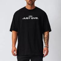 Oversized Loose Casual Sport Men T-shirt Gym Fitness Bodybuilding Shirt Summer Quick Dry Mesh Breathable Short Sleeves Cool Tees - details 2