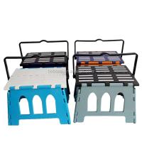 Reposapiés y silla plegables de plástico de gran tamaño de alta calidad para muebles del hogar - details 2