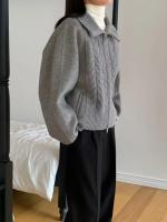 Suéter De Mujer, suéteres De invierno para Mujer, cárdigan Traf, tejido grande para Mujer, Ropa De abrigo De punto holgada De manga larga, Ropa De Mujer - details 7