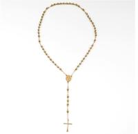 Rosario dorado grueso chapado en oro de 18 quilates para hombres Y mujeres, collar en Y, 1 pieza - details 4