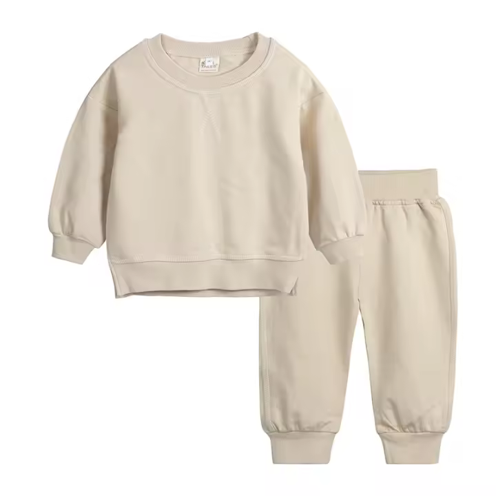 Conjunto de ropa esencial para niños, ropa de estilo Korean para niños, sudaderas de Algodón y pantalones, chándal para niños, trajes de 2 A 7 años - 1