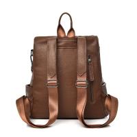 Mochila Retro de cuero suave para mujer, mochila multifuncional de gran capacidad, bolso de viaje de ocio, tendencia popular - details 2