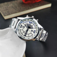 Venta directa Reloj de cuarzo para hombre de acero inoxidable de regalo - details 6