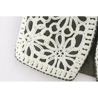 BUNO-Chaleco bordado de cuerda vintage para mujer, chaleco informal. - details 10