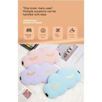 Máscara de Ojos de Nube 3D Diseño de Pestañas Lindas Ayuda para Dormir Viajes y Bolsos - details 1