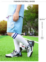 Zapatos de fútbol de marca para niños, zapatillas de fútbol antideslizantes para entrenamiento de campo de césped, tenis de fútbol, zapatillas de fútbol a la moda para niños - details 15