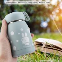 Mini Termo de Acero Inoxidable Taza de Viaje Ligera para Niños Botella de Té de Conejo 320ml - details 3