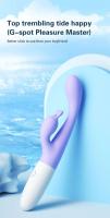 Leten conejo consolador vibrador punto G clítoris pezón estimulador vagina masajeador masturbador femenino orgasmo erótico juguetes sexuales para mujeres - details 1