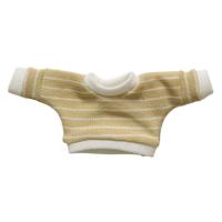 Ropa de muñeca de algodón, camiseta interior a rayas, ropa de muñeca de felpa de Color sólido, suéter de 15cm, ropa de muñeca sin atributos de alta calidad - details 14