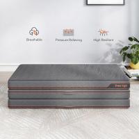 Colchón Plegable de Espuma Viscoelástica 90x190cm, Grosor de 10cm, Colchón Plegable Invitados de Tres Partes con Bolsa de Transporte, Funda Cómoda y Transpirable, 90x190x10cm - details 5