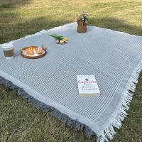 1 alfombra de Picnic portátil impermeable de 90-150cm Material de algodón PE Ideal para playa y Camping al aire libre - details 8